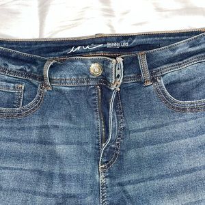 Jeans Inc Skinny leg regular fit blue jeans